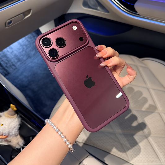 Bordeaux Clear iPhone Case