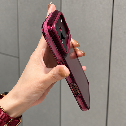 Burgundy AirGuard Clear Case