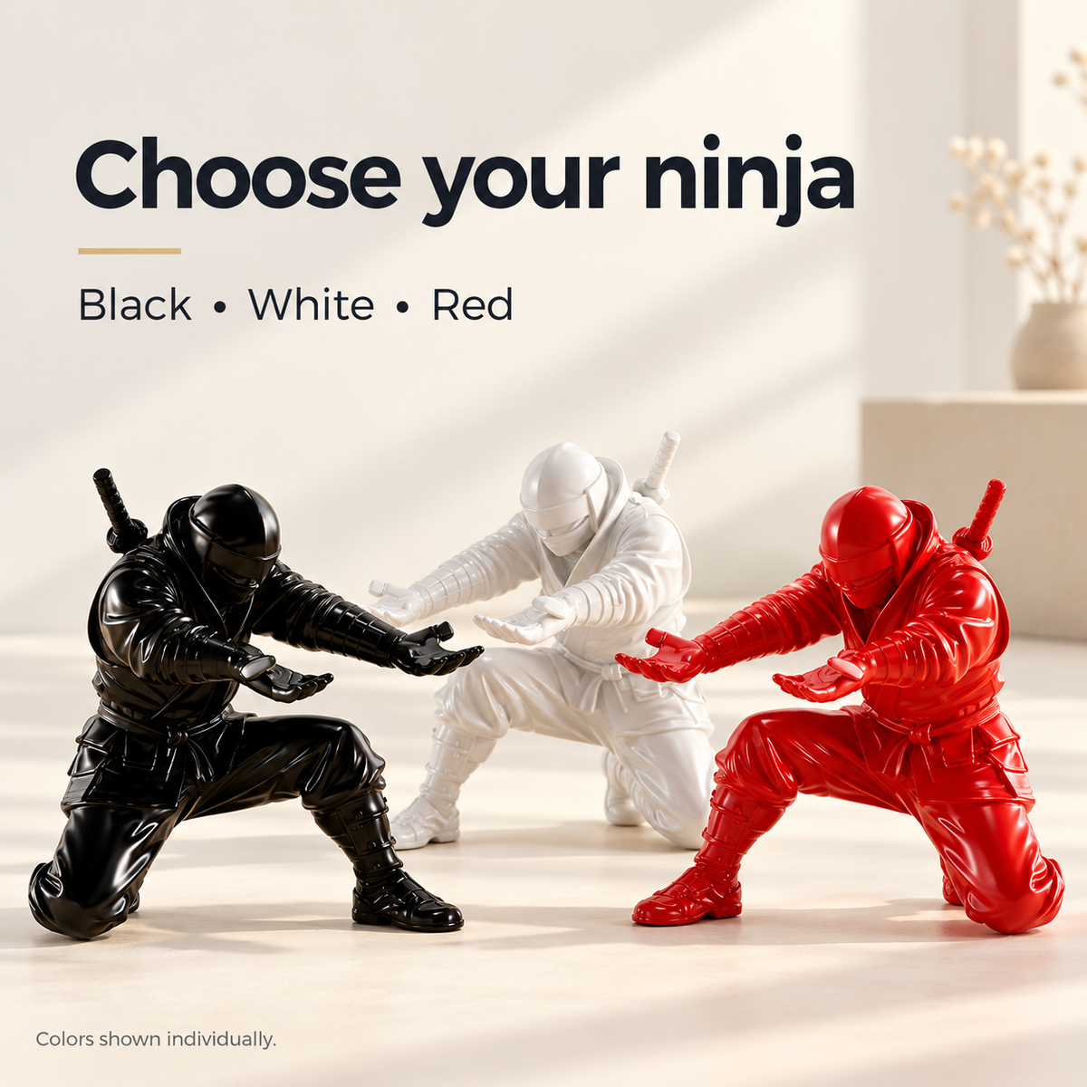 Ninja Pen Holder — Decorative Desk Stand