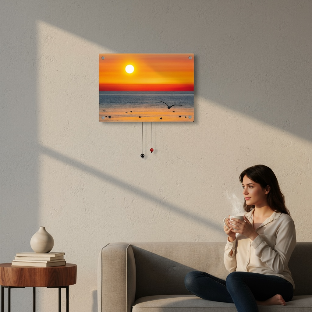 Sunset Vibe Wall Lamp – No Drill, Pure Ambience