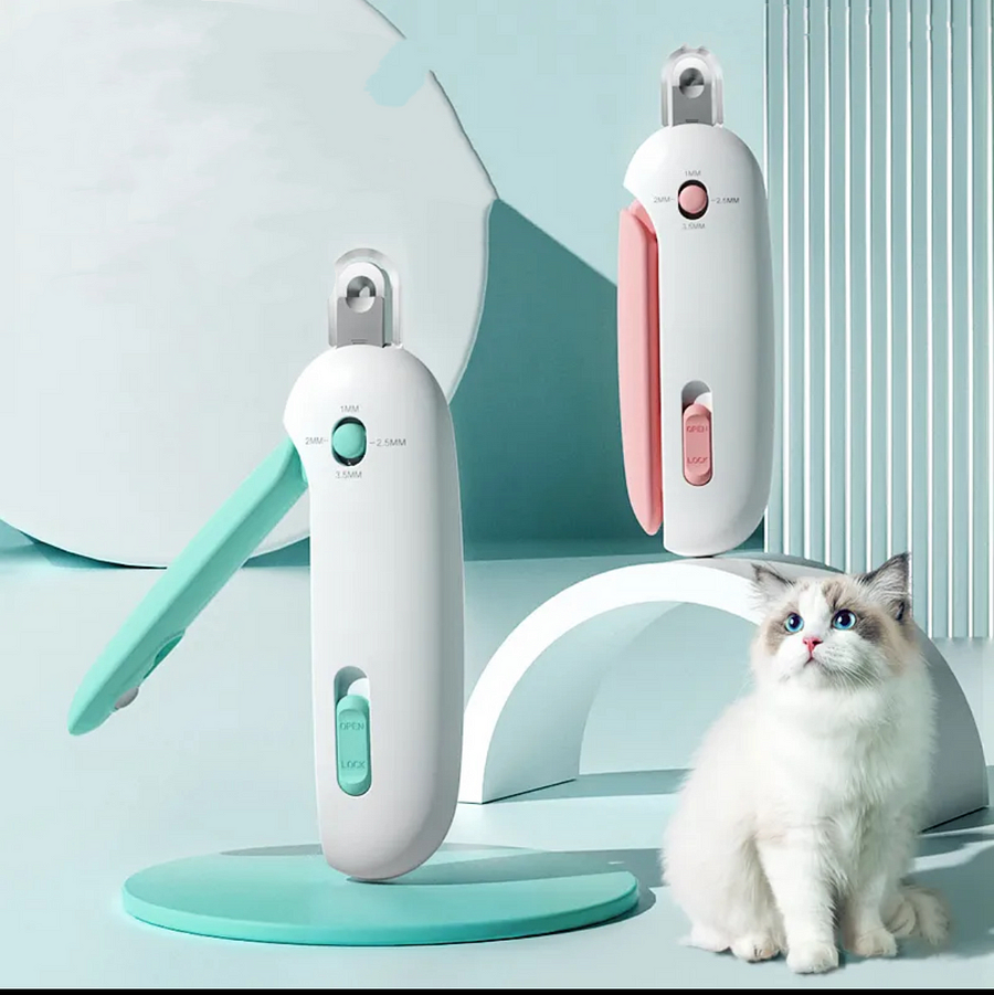 Sharp LED nail clipper