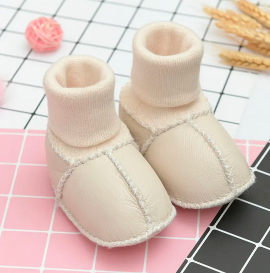 Baby Winter Fleece-Lined Sock Shoes (0–12 Months)
