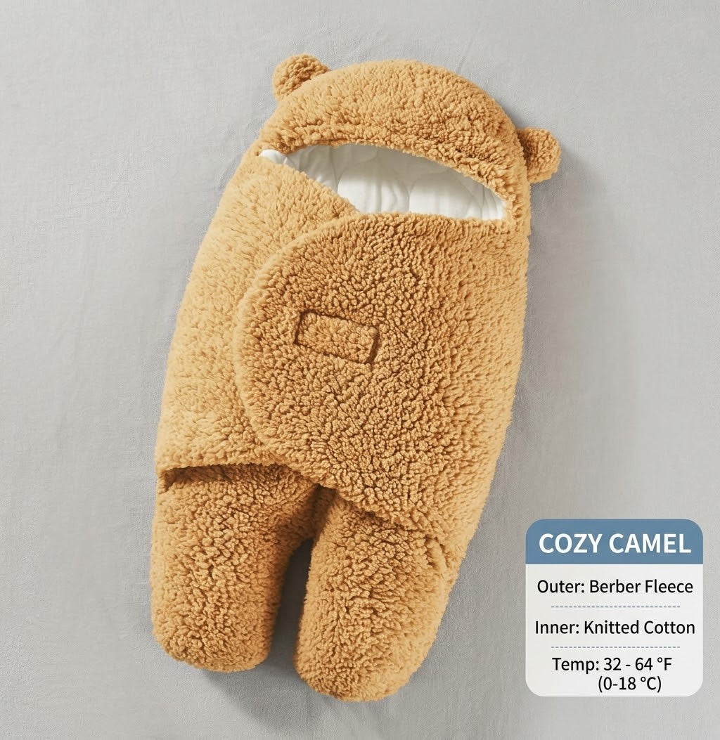 Cozy Baby Swaddle Wrap – Newborn Winter Blanket