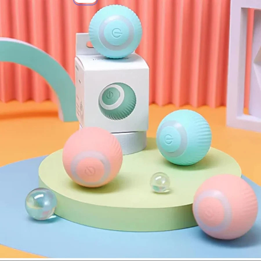 Rotating smart ball toy