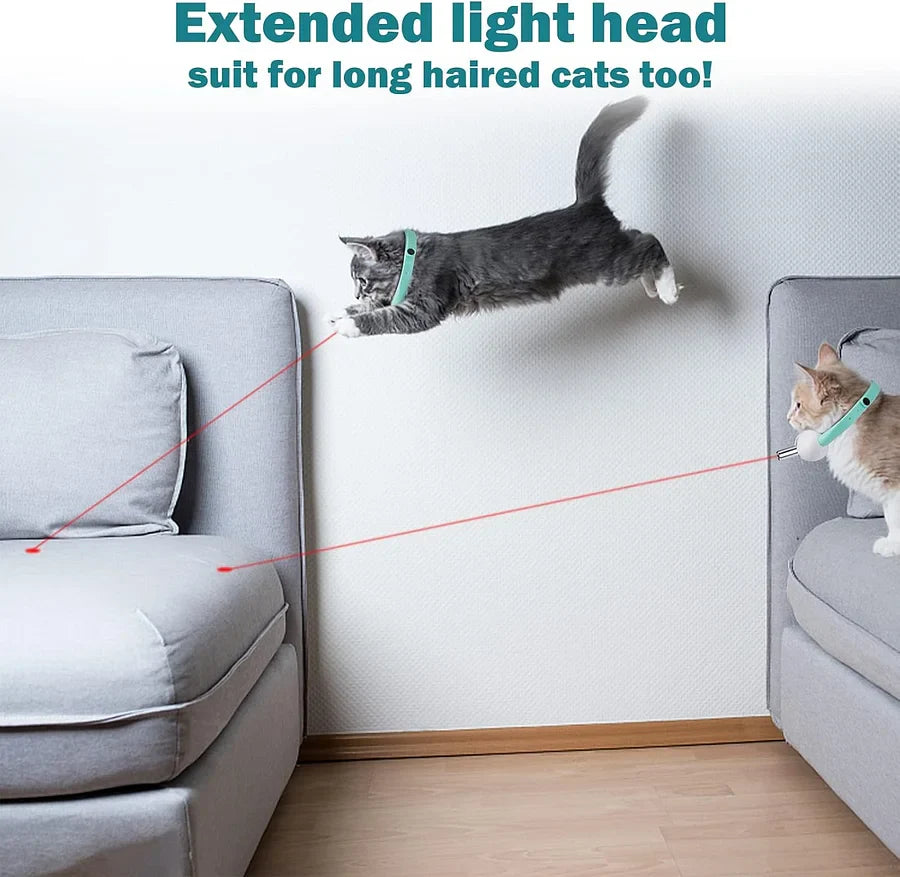 Cat toy with LED light