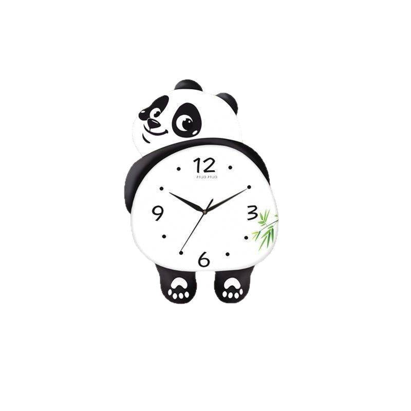 Panda Swing Wall Clock – Silent Modern Home Décor