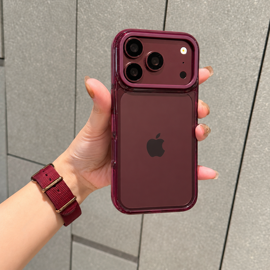 Burgundy AirGuard Clear Case