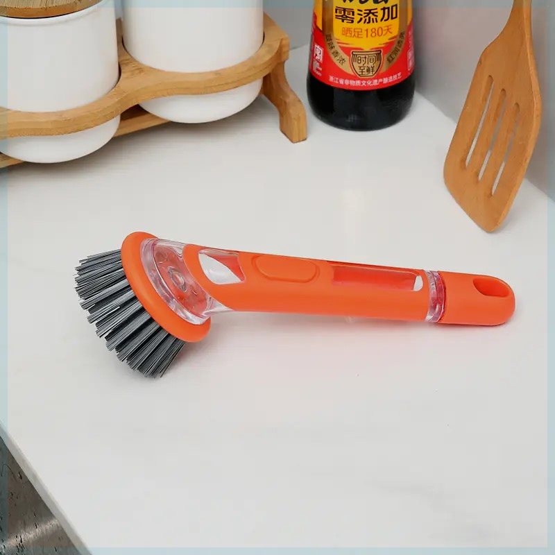 Long Handled Liquid Washing Pot Brush