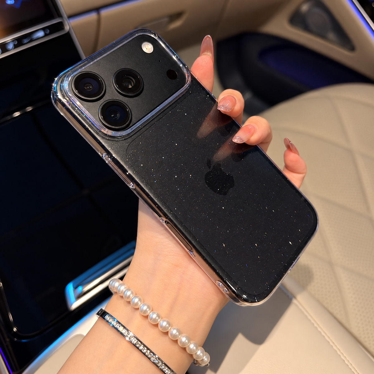 New Sparkly clear iPhone Case