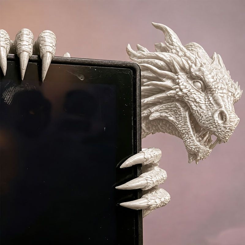 Dragon Screen Guardian – 3D Monitor Edge Figurine