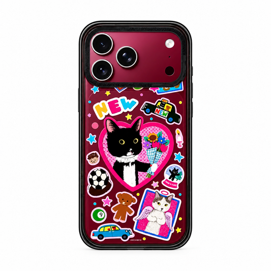 Cat Love Gift Acrylic iPhone Case