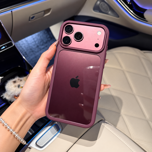 Bordeaux Clear iPhone Case