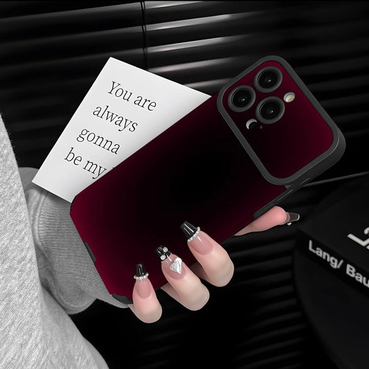Premium Dark Red Gradient Case
