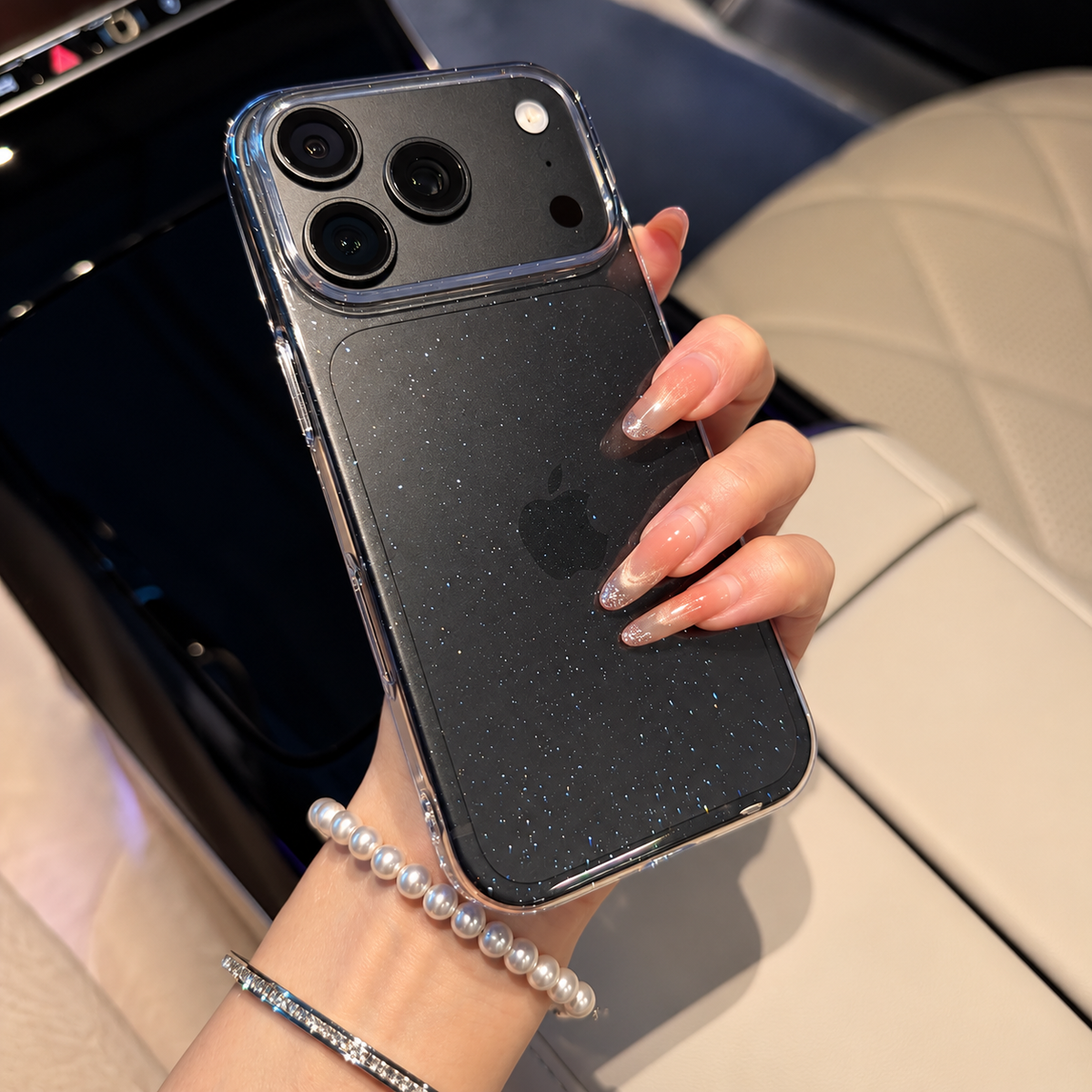 New Sparkly clear iPhone Case