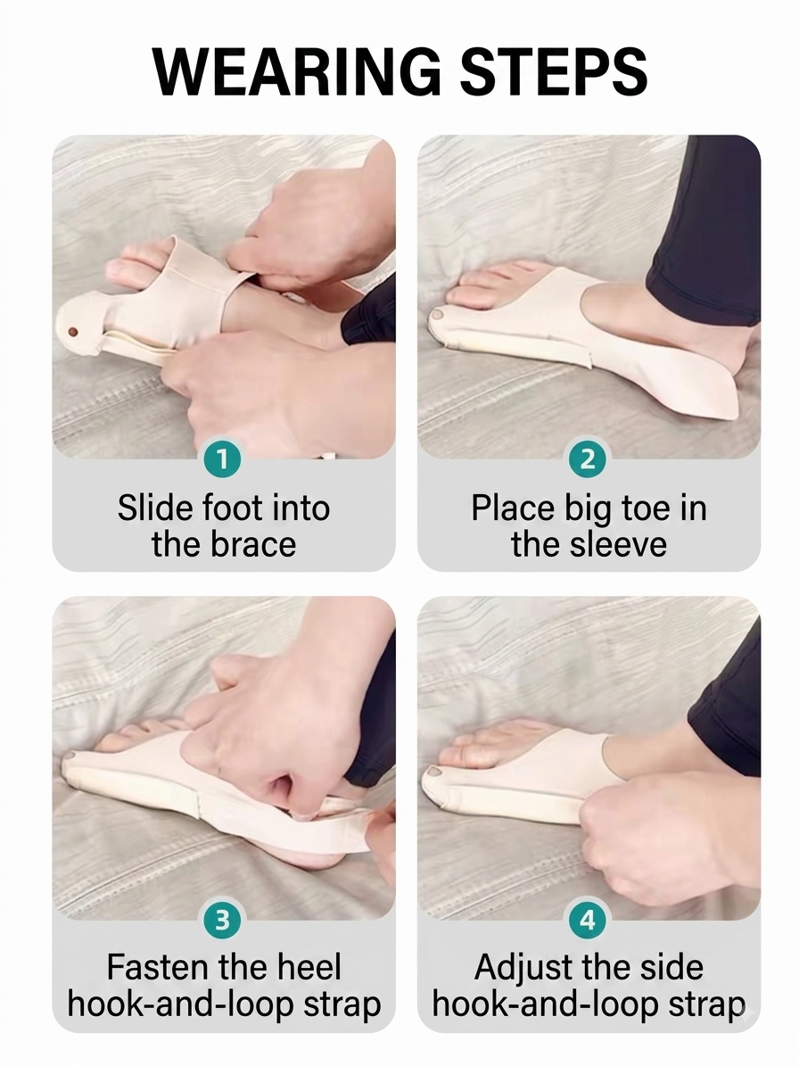 Adjustable Hallux Valgus Toe Aligner