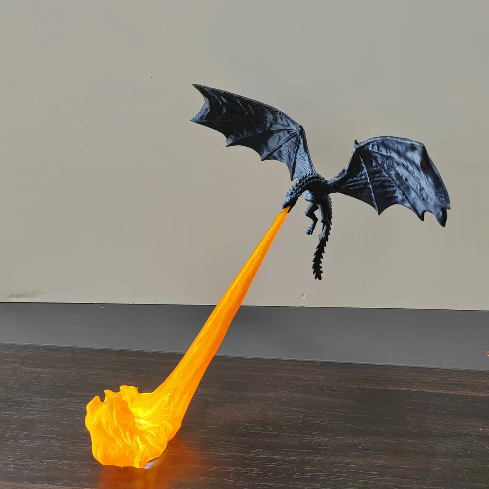 Dragon Breath Flame Night Light Decor