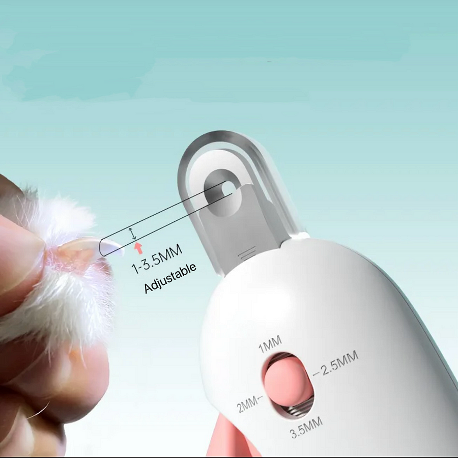 Sharp LED nail clipper