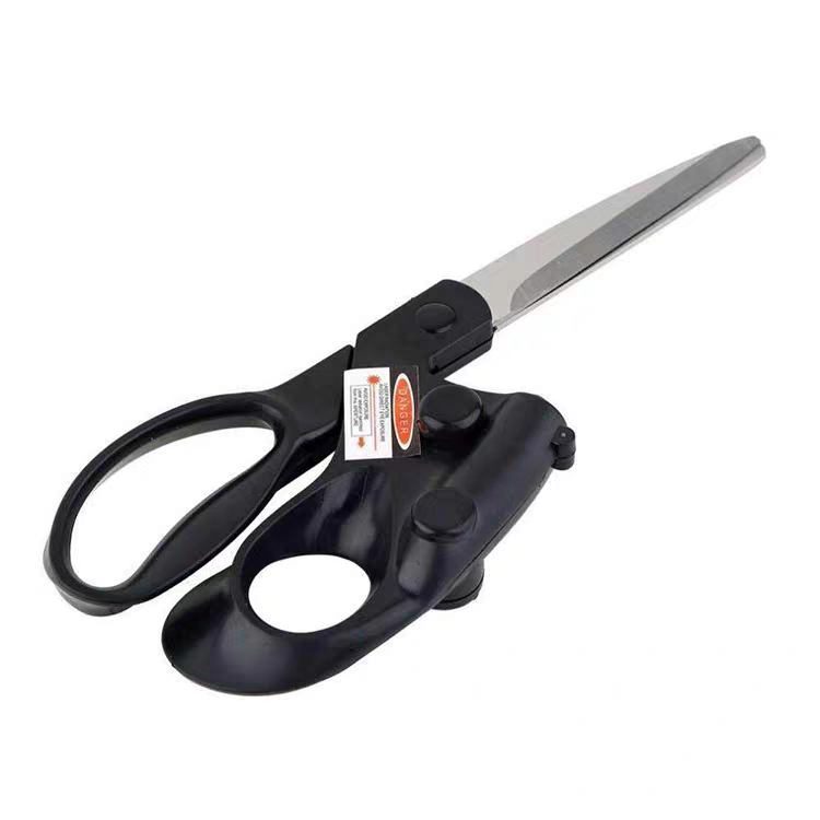 New Laser Home Scissors – Infrared Straight-Line Tailoring & Curtain Cutting Multi-Function Scissors
