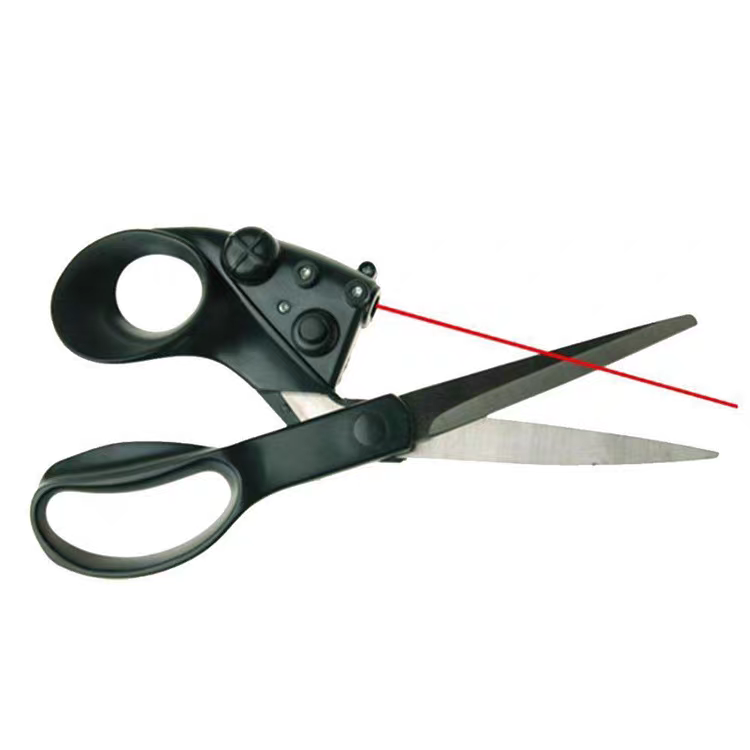 New Laser Home Scissors – Infrared Straight-Line Tailoring & Curtain Cutting Multi-Function Scissors
