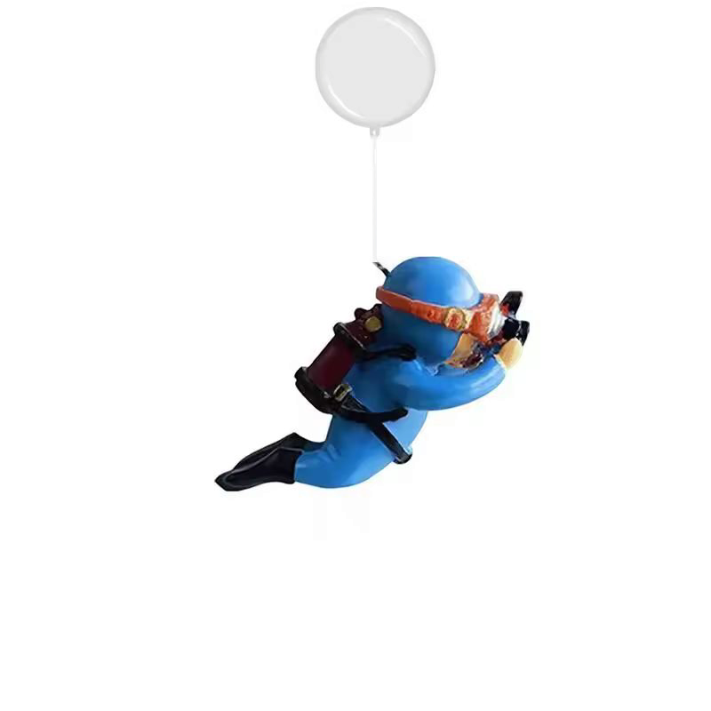 Aquarium accessories, floating diver aquarium ornaments