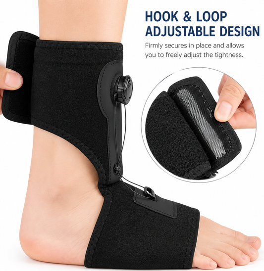Adjustable Foot Drop Brace for Home & Outdoor Use