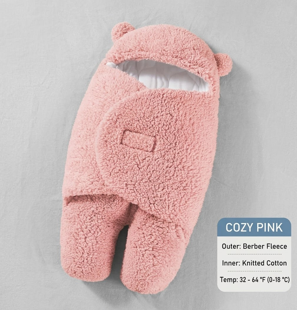 Cozy Baby Swaddle Wrap – Newborn Winter Blanket