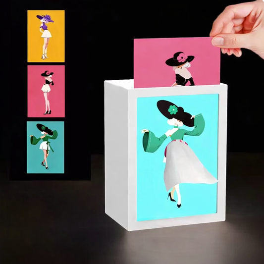 3D Ballerina Tissue
Box - Dancing Girl
Dress Changes with Every Tissue Pull