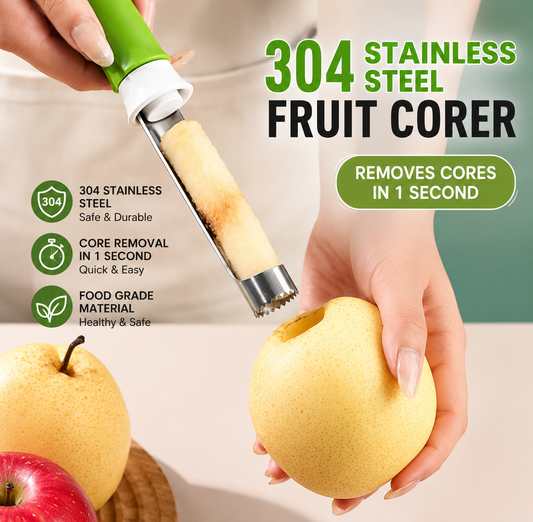 2-in-1 Stainless Steel Fruit & Vegetable Corer & Peeler