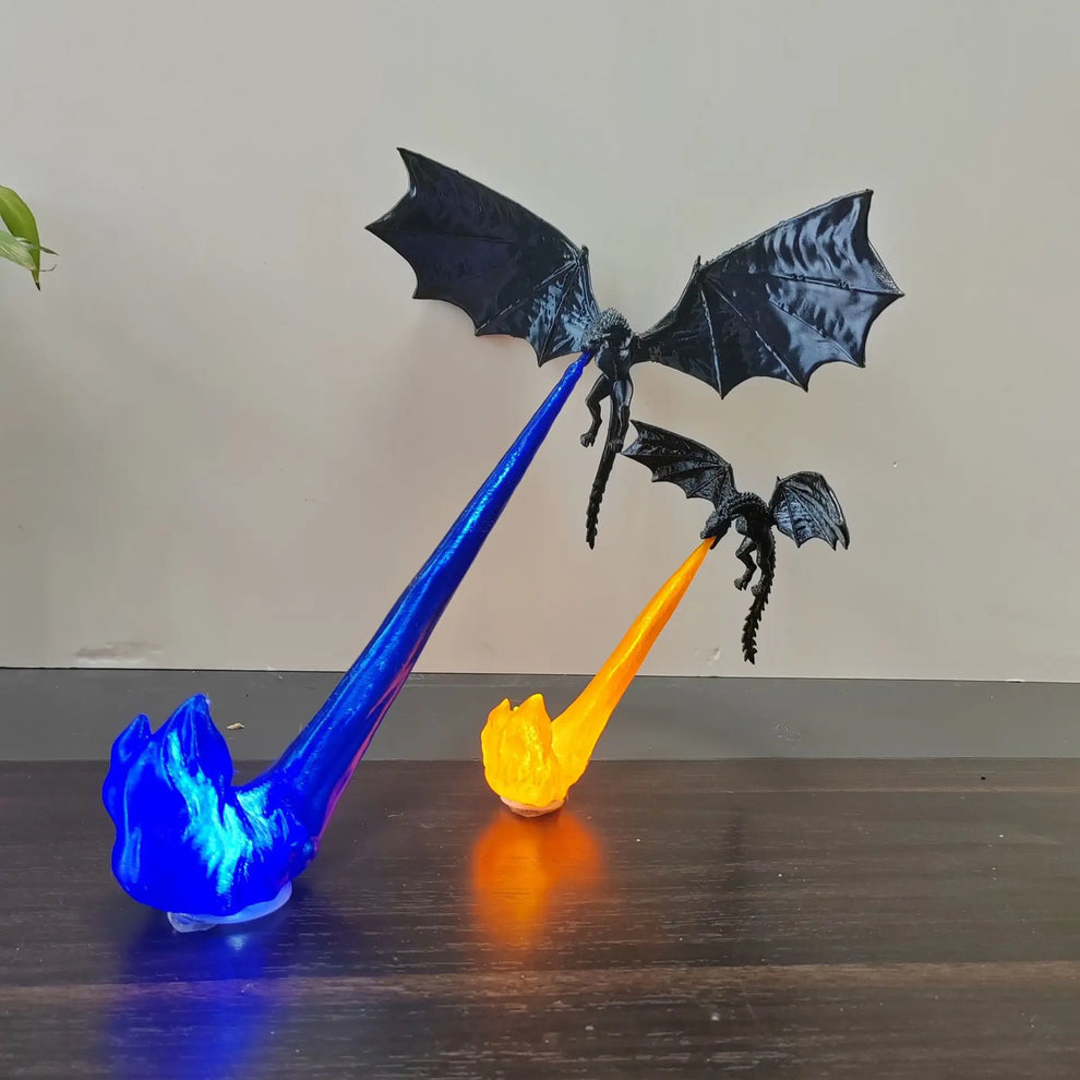Dragon Breath Flame Night Light Decor