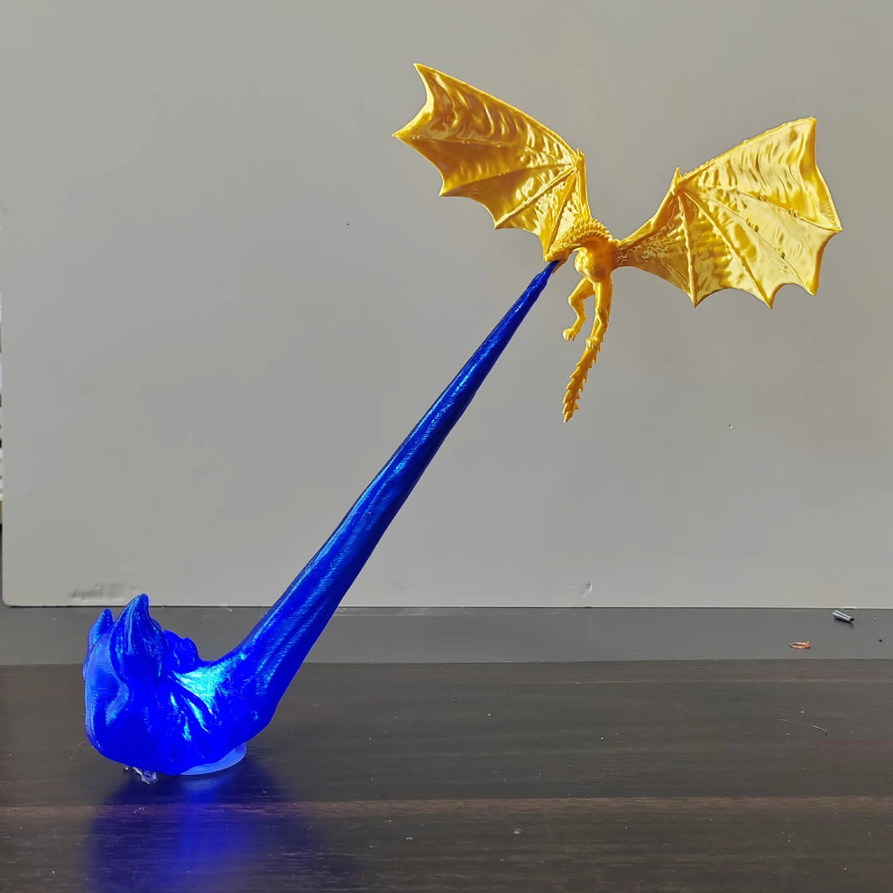 Dragon Breath Flame Night Light Decor