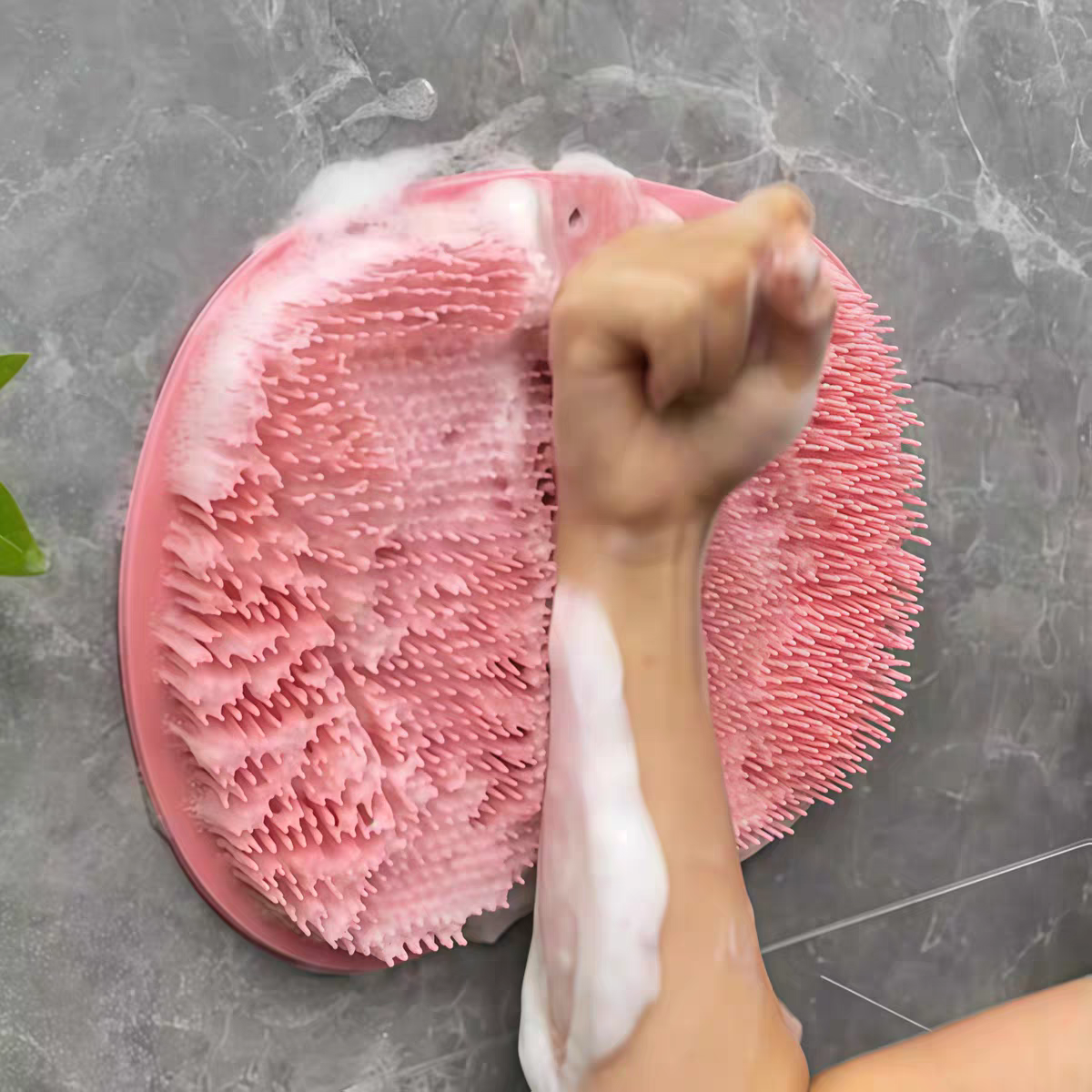 Back Scrubber & Foot Cleaning Mat