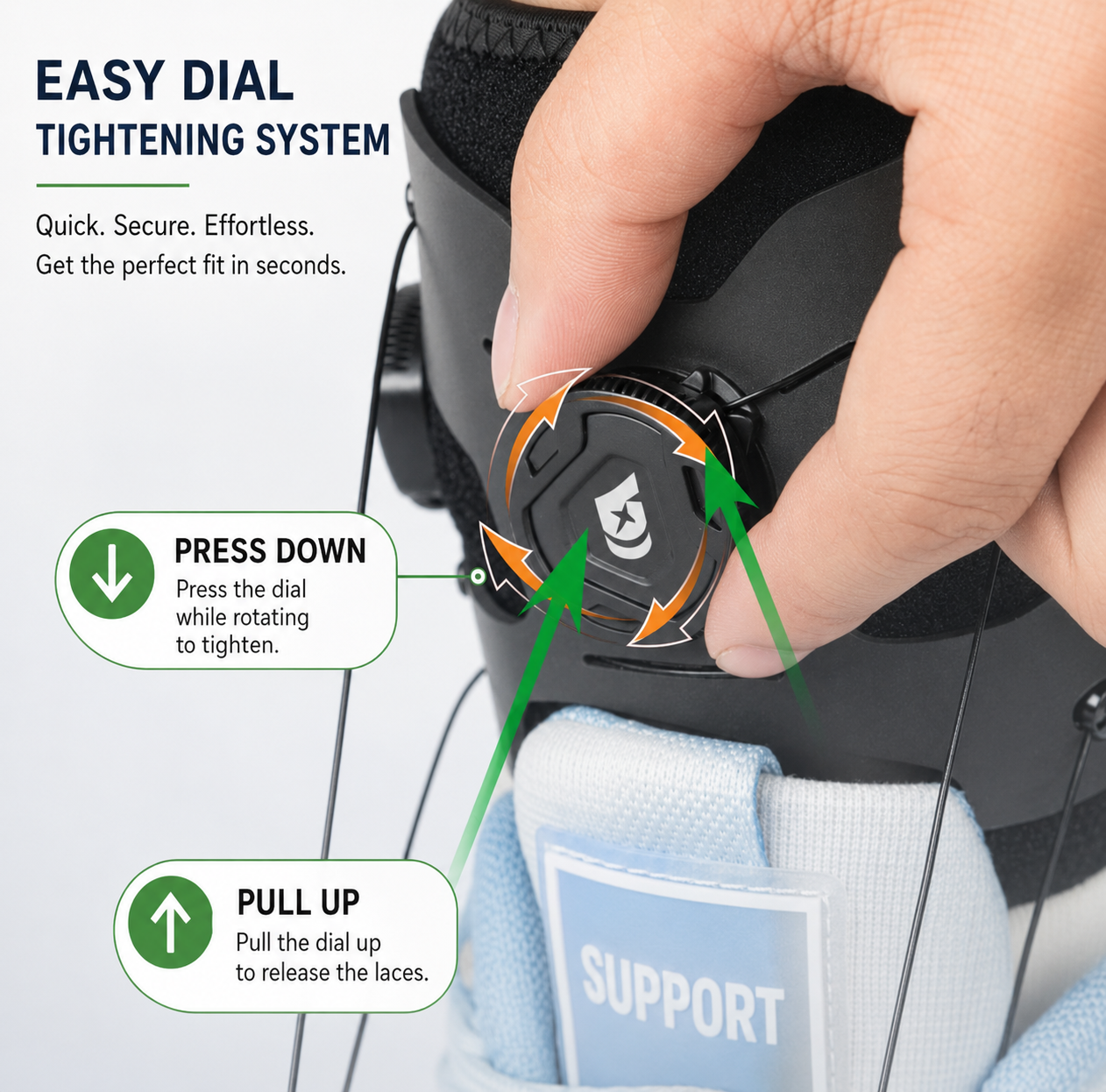 Adjustable Foot Drop Support