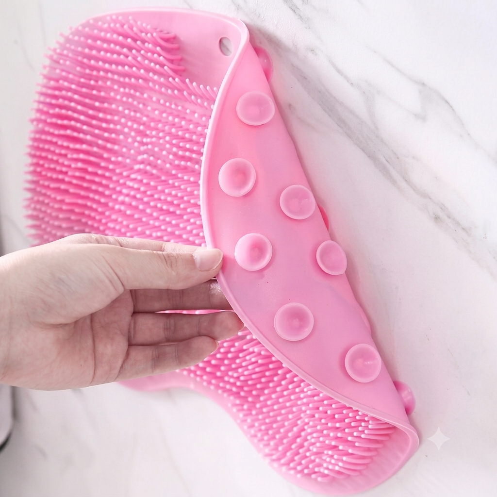 Back Scrubber & Foot Cleaning Mat