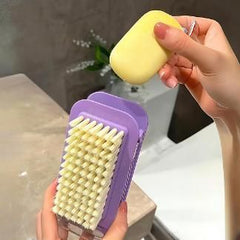 3-in-1 Non-Slip Soap Box with Brush