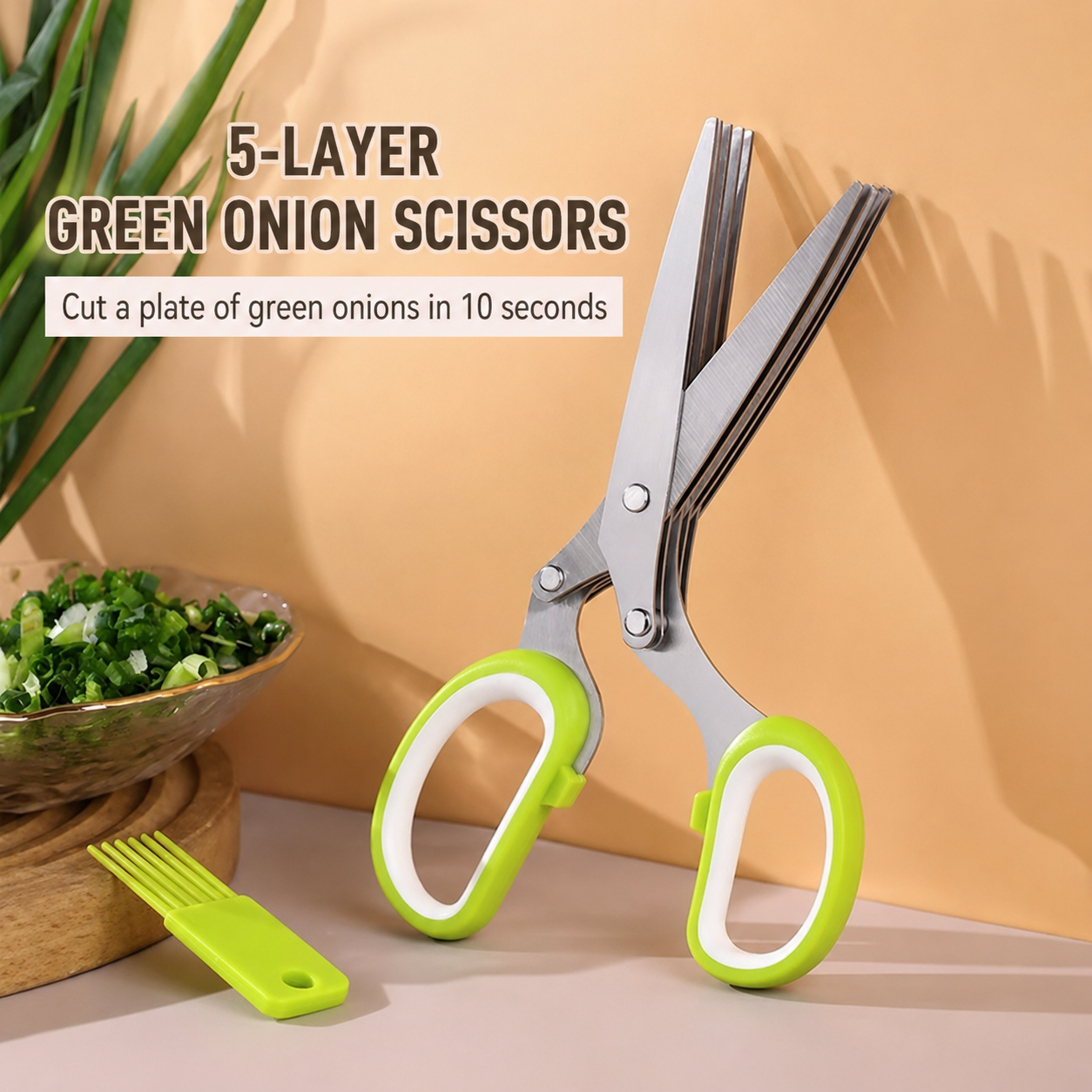 Stainless Steel Multi-Blade Scissors