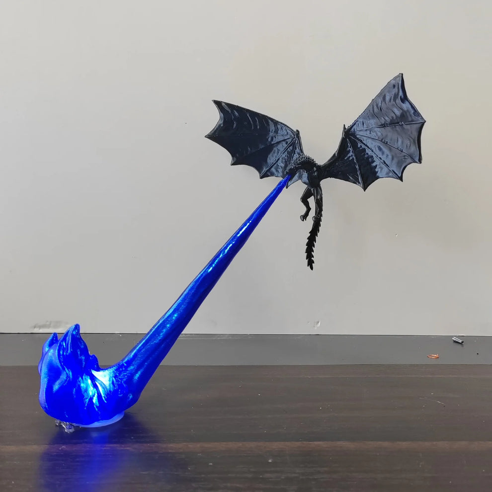 Dragon Breath Flame Night Light Decor