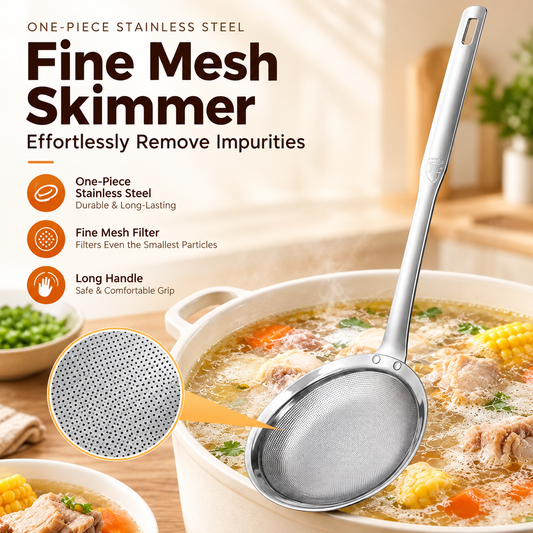 Stainless Steel Fine Mesh Skimmer